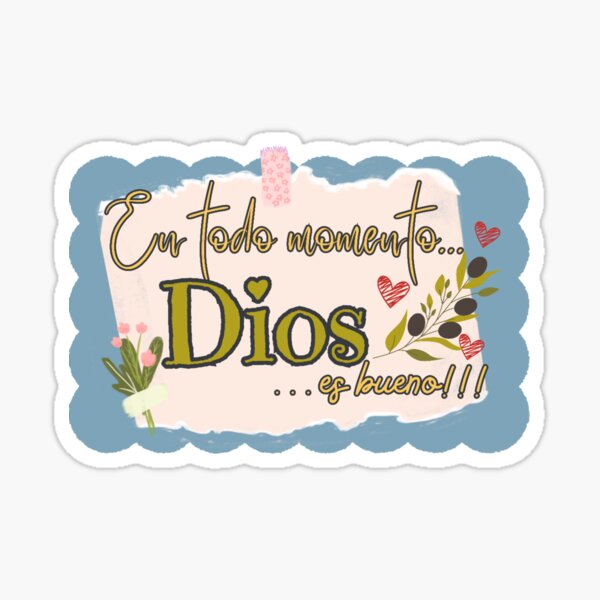 Item preview, Dios es bueno designed and sold by AmaHC-Store.