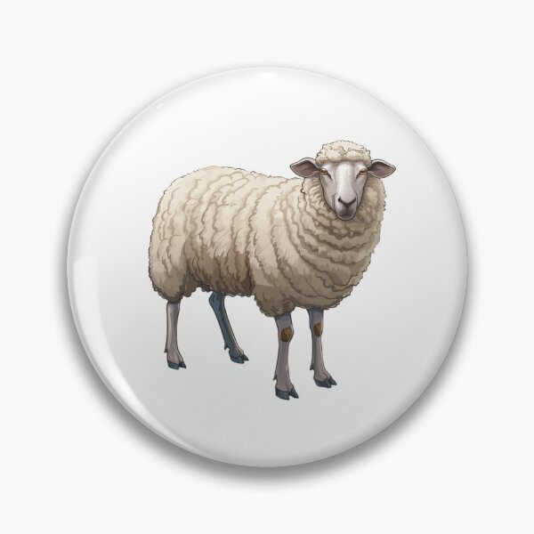 Item preview, Serene Woolly Sheep Standing Proudly designed and sold by NatureSyllabus.
