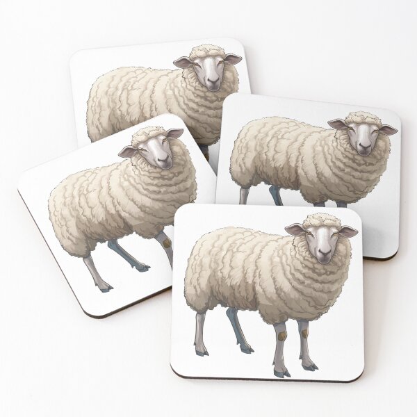 Item preview, Serene Woolly Sheep Standing Proudly designed and sold by NatureSyllabus.