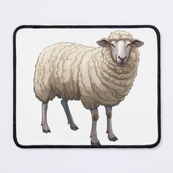 Item preview, Serene Woolly Sheep Standing Proudly designed and sold by NatureSyllabus.