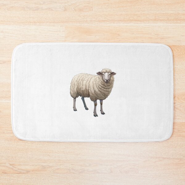 Item preview, Serene Woolly Sheep Standing Proudly designed and sold by NatureSyllabus.