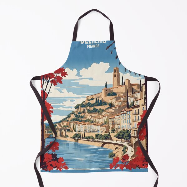 Item preview, Beziers France Vintage Travel Tourism designed and sold by TravelersGems.