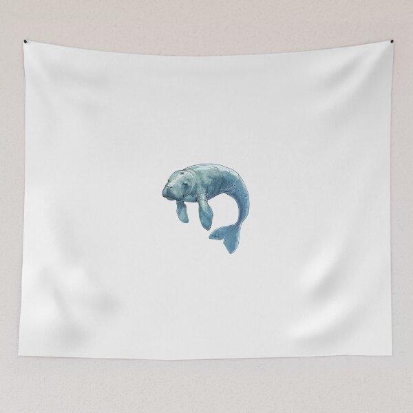 Item preview, Gentle Giant of the Sea: Manatee Illustration designed and sold by NatureSyllabus.