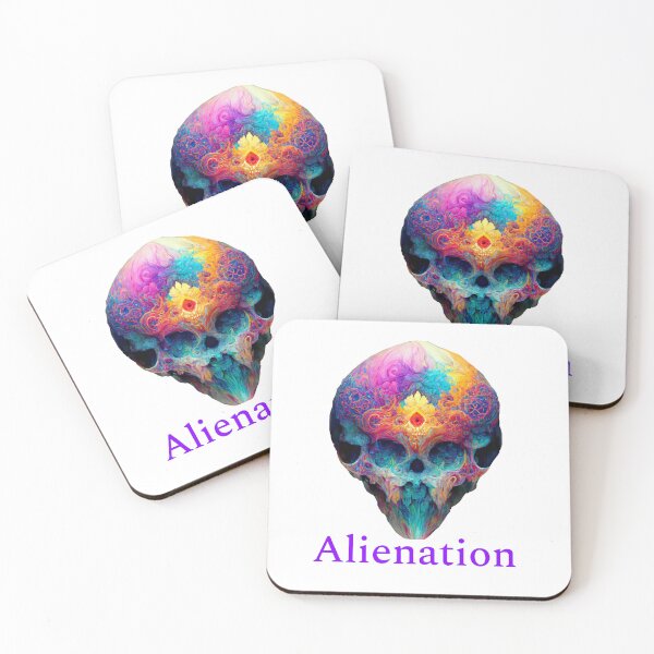 Item preview, Alienation Psychedelic Skull designed and sold by FaganStudio6696.