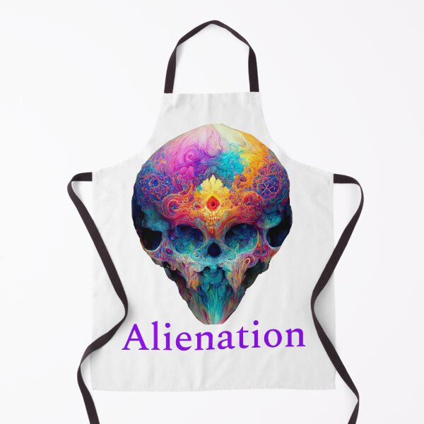 Item preview, Alienation Psychedelic Skull designed and sold by FaganStudio6696.