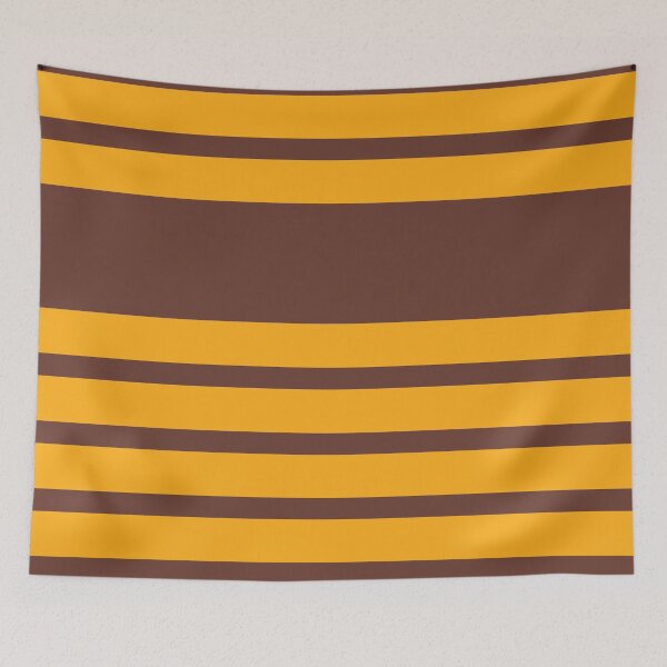 Item preview, Retro vintage color stripes- yellow on brown designed and sold by TalBright.