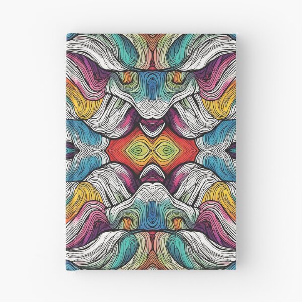Item preview, Rainbow Waves Pattern designed and sold by letsgetinspired.