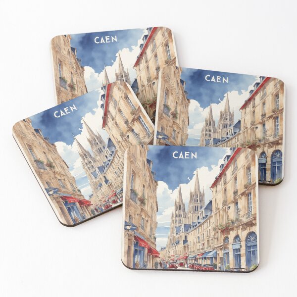 Item preview, Caen France Vintage Travel Tourism  designed and sold by TravelersGems.