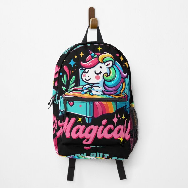 Item preview, Sleepy But Still Magical - Cute Unicorn Gift (Black) designed and sold by InkyGenies.