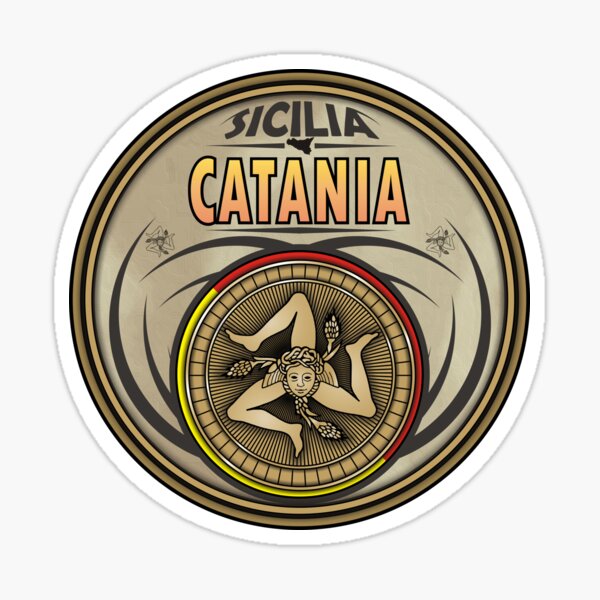 Item preview, Catania Sicilia Sicily trinacria symbol designed and sold by antonietta40.