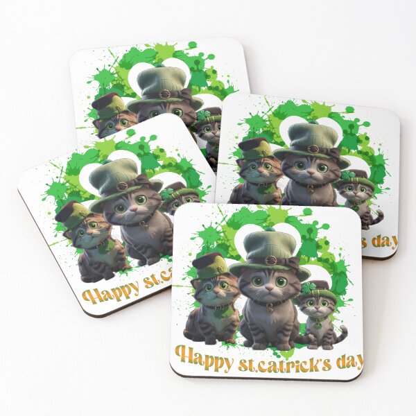 Item preview, Happy St Catricks Day Cat Humor St. Patrick’s Day Kitten designed and sold by Mkdajeweler.