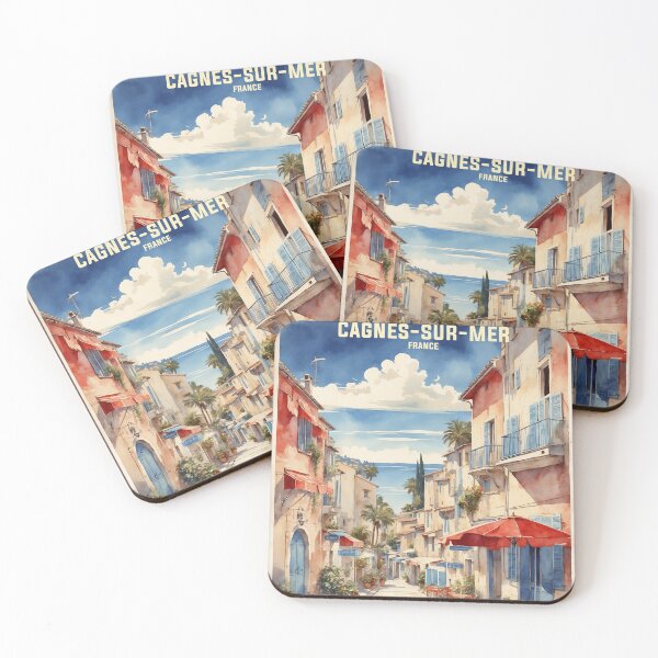 Item preview, Cagnes Sur Mer France Vintage Travel Tourism  designed and sold by TravelersGems.