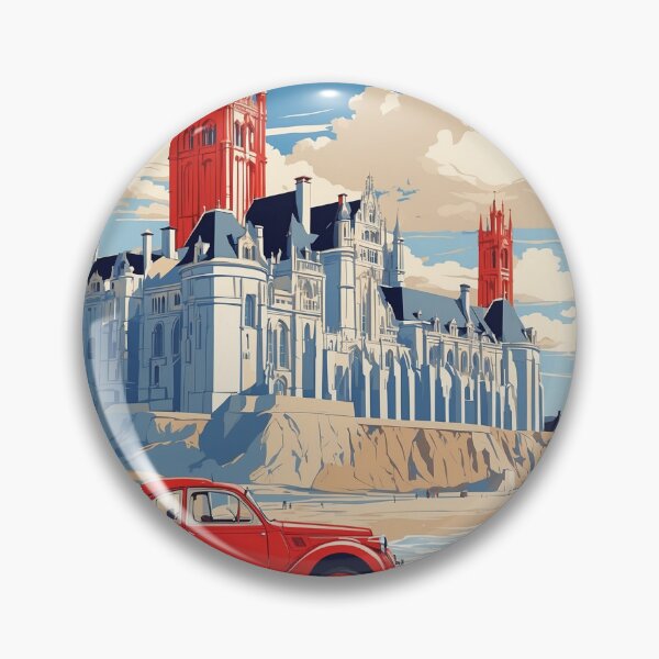 Item preview, Calais France Vintage Travel Tourism  designed and sold by TravelersGems.