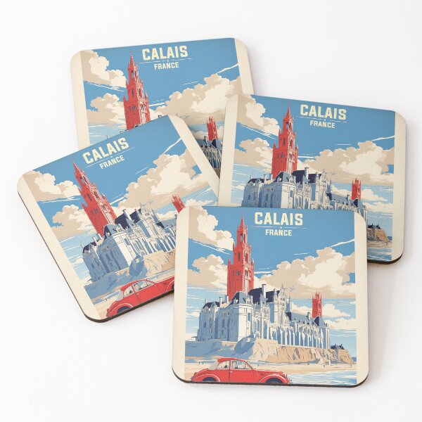 Item preview, Calais France Vintage Travel Tourism  designed and sold by TravelersGems.