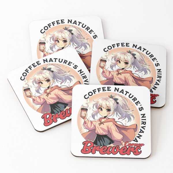 Item preview, Natures Nirvana Anime Coffee Superhero designed and sold by BrewersCorner.