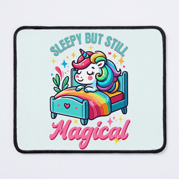 Item preview, Sleepy But Still Magical - Cute Unicorn Gift designed and sold by InkyGenies.
