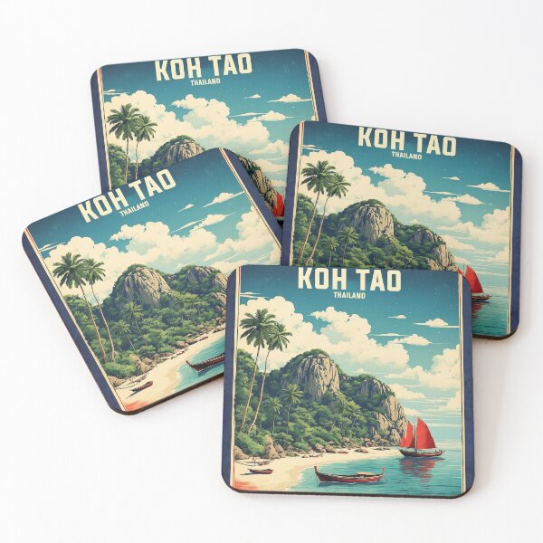 Item preview, Koh Tao Thailand Vintage Tourism  designed and sold by TravelersGems.