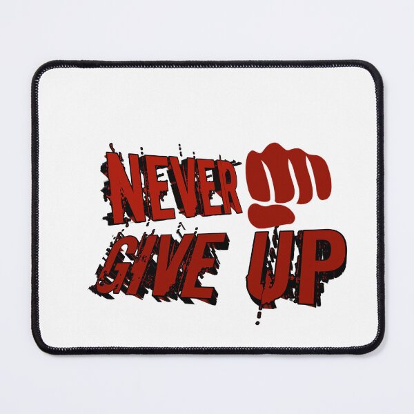 Item preview, Never Give Up quotes designed and sold by Hadebest-Design.