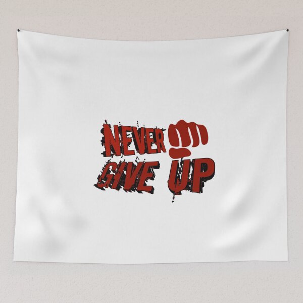 Item preview, Never Give Up quotes  designed and sold by Hadebest-Design.