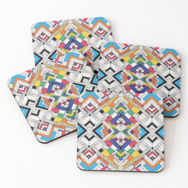 Item preview, Rainbow Mosaic Pattern designed and sold by letsgetinspired.