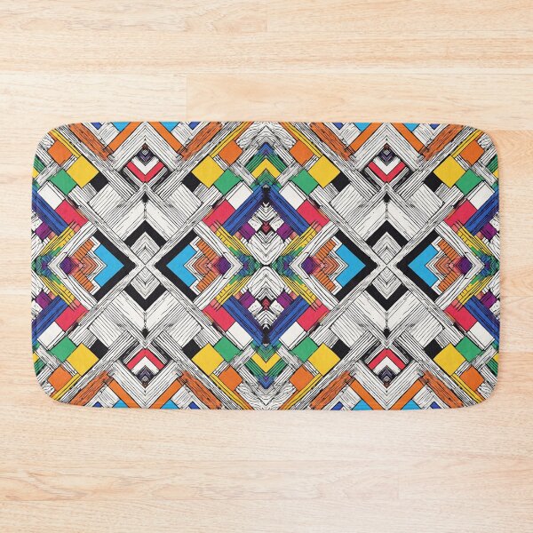 Item preview, Rainbow Mosaic Pattern designed and sold by letsgetinspired.