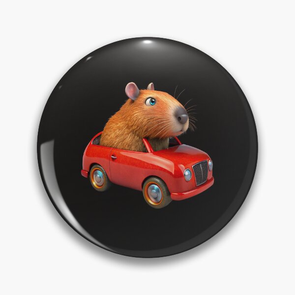 Item preview, Capybara In Car designed and sold by elynne9.