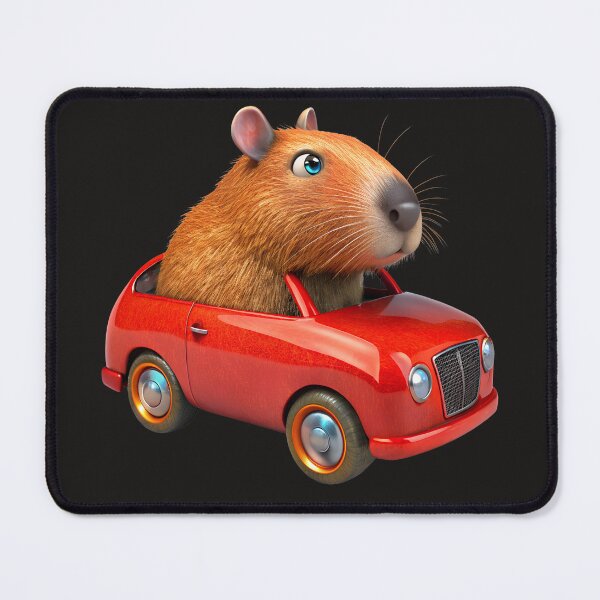 Item preview, Capybara In Car designed and sold by elynne9.