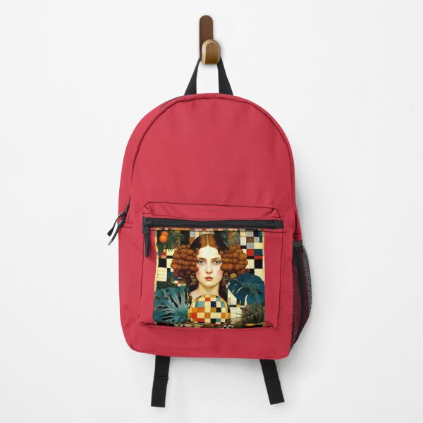 Item preview, Woman with a ball on the background of a checkerboard pattern. designed and sold by Natalia-Vlad.