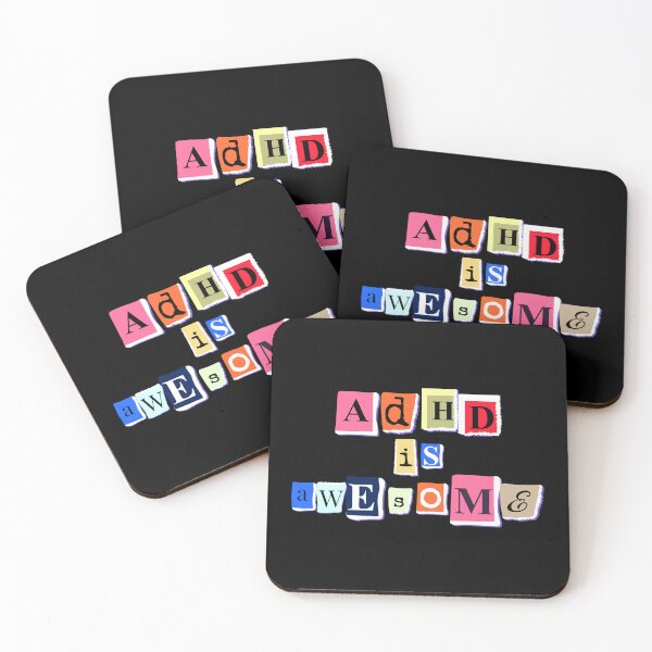 Item preview, ADHD is Awesome: A Funny Quote Celebrating Aspie Neurodiversity and Ending Stigma for ADHD Awareness Month designed and sold by artworkathome.