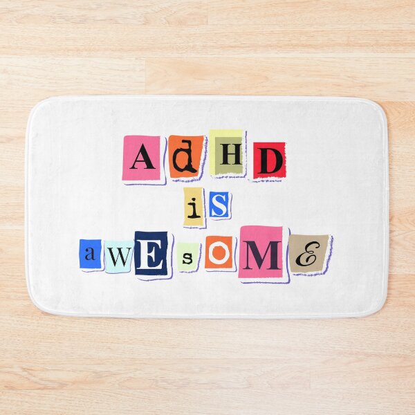 Item preview, ADHD is Awesome: A Funny Quote Celebrating Aspie Neurodiversity and Ending Stigma for ADHD Awareness Month designed and sold by artworkathome.