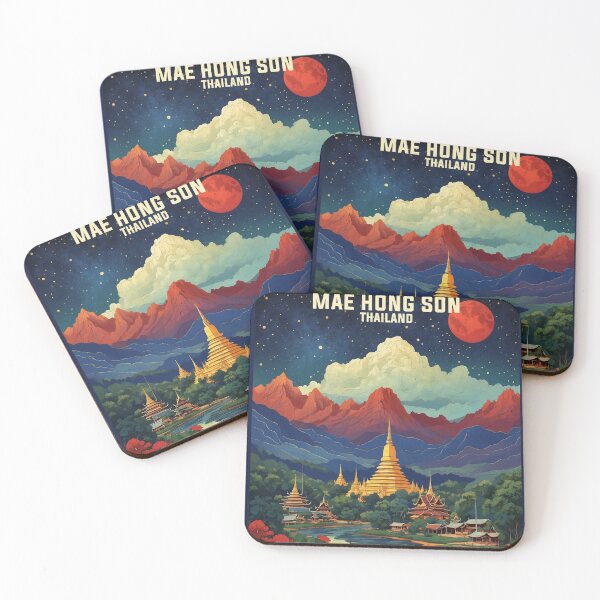 Item preview, Mae Hong Son Thailand Vintage Tourism  designed and sold by TravelersGems.