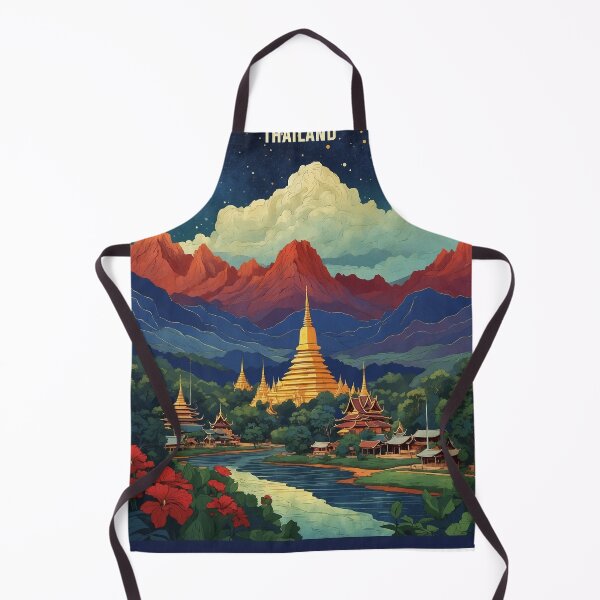 Item preview, Mae Hong Son Thailand Vintage Tourism  designed and sold by TravelersGems.