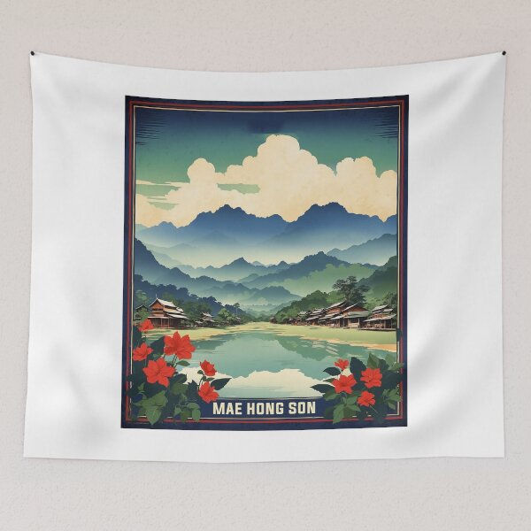 Item preview, Mae Hong Son Thailand Vintage Tourism  designed and sold by TravelersGems.