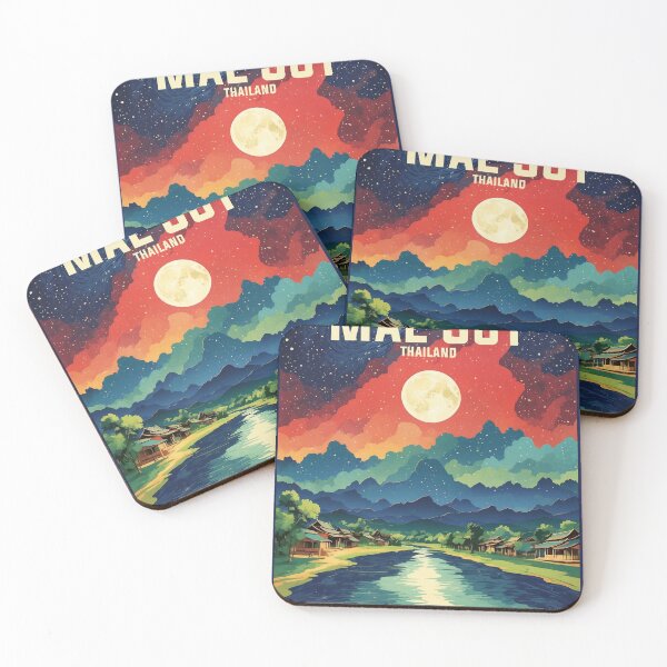 Item preview, Mae Sot Thailand Vintage Travel Tourism  designed and sold by TravelersGems.
