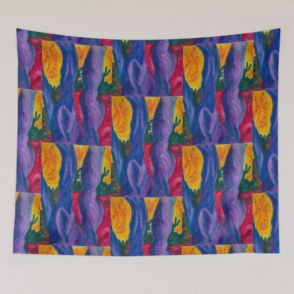 Item preview, Abstract Tree Pastel Drawing designed and sold by Shannon Greve.
