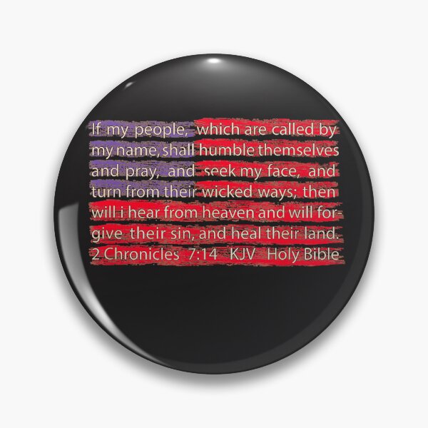 Item preview, American Flag Christian Scripture 2 Chronicles 714 designed and sold by GuillermoWMoody.