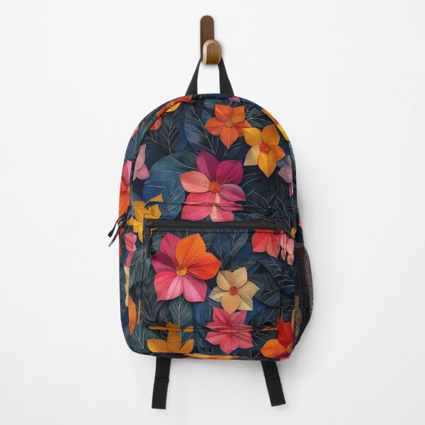 Item preview, Sarbitrarium Leaves and Colorful Flowers designed and sold by 33wolvesdesigns.