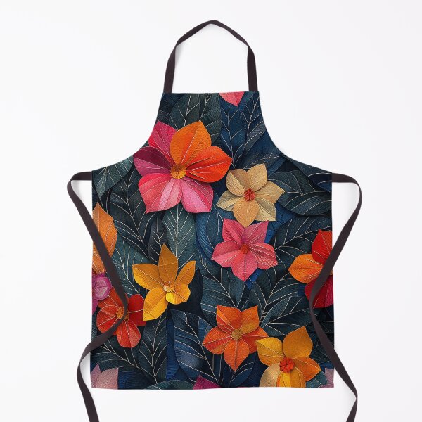 Item preview, Sarbitrarium Leaves and Colorful Flowers designed and sold by 33wolvesdesigns.