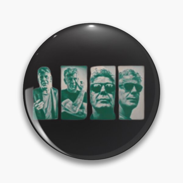 Item preview, Anthony Bourdain green solid style designed and sold by GuillermoWMoody.