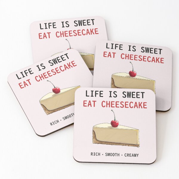 Item preview, Life is sweet, eat cheesecake designed and sold by sakurashorty.