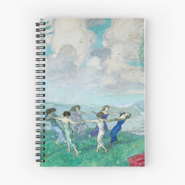 Item preview, Circle Dancing Painting 1910 Franz Von Stuck designed and sold by Onodera.