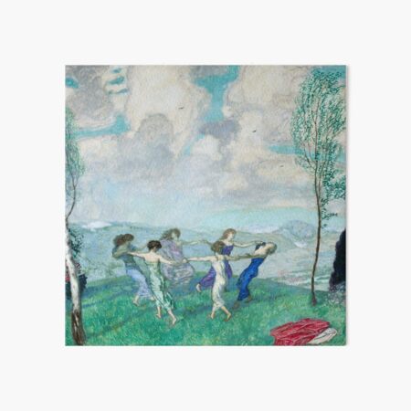 Item preview, Circle Dancing Painting 1910 Franz Von Stuck designed and sold by Onodera.