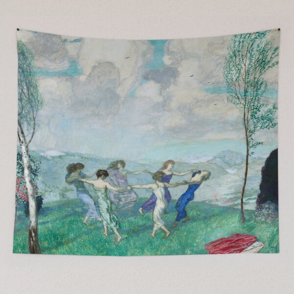 Item preview, Circle Dancing Painting 1910 Franz Von Stuck designed and sold by Onodera.