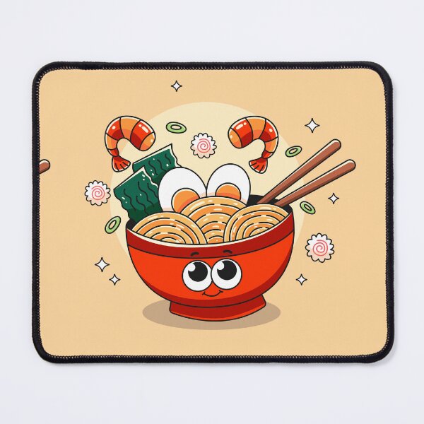 Item preview, Happy Ramen cartoon sticker  designed and sold by tqueen.