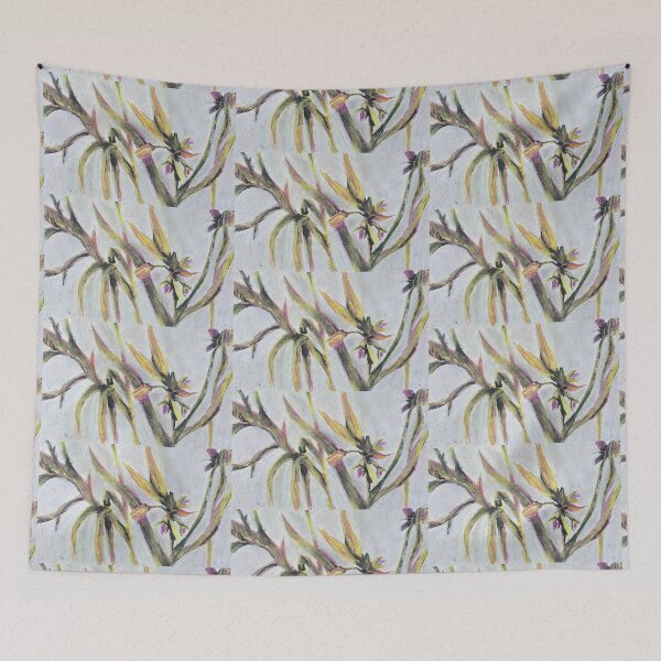 Item preview, Oil Pastel Flowers designed and sold by Shannon Greve.