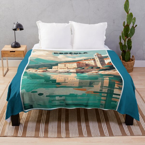 Item preview, Korcula Croatia :Travel and Tourism Advertising Print designed and sold by posterbobs.