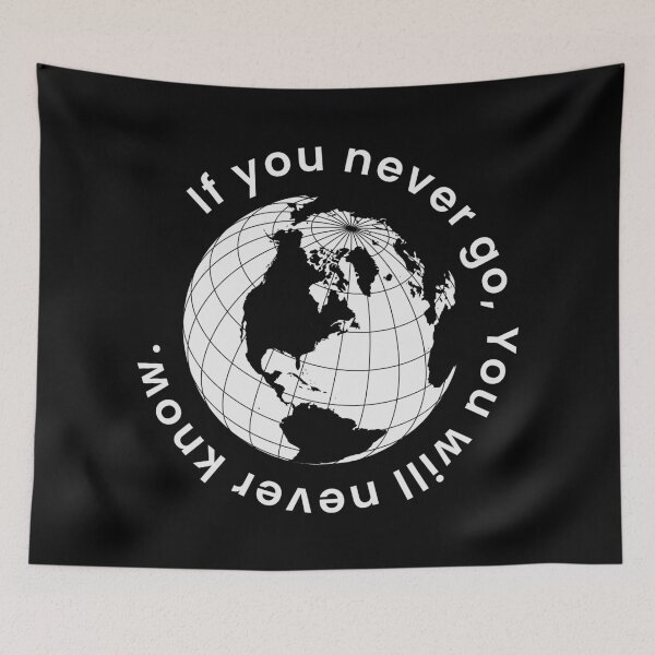 Item preview, If you never go, You will never know. - Solo Traveler designed and sold by FieldScent.
