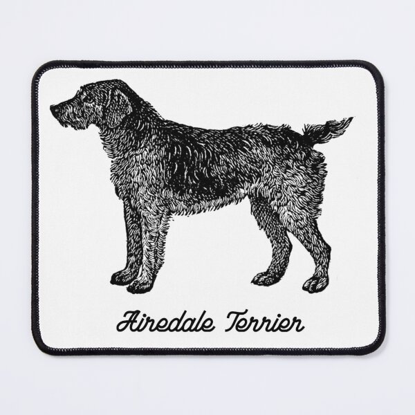 Artikelvorschau, Airedale Terrier - Vintage Schwarz entworfen und verkauft von Kappadog.