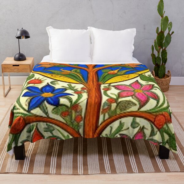 Item preview, Classic Vintage Abstract Flowers designed and sold by TheDarkWardrobe.