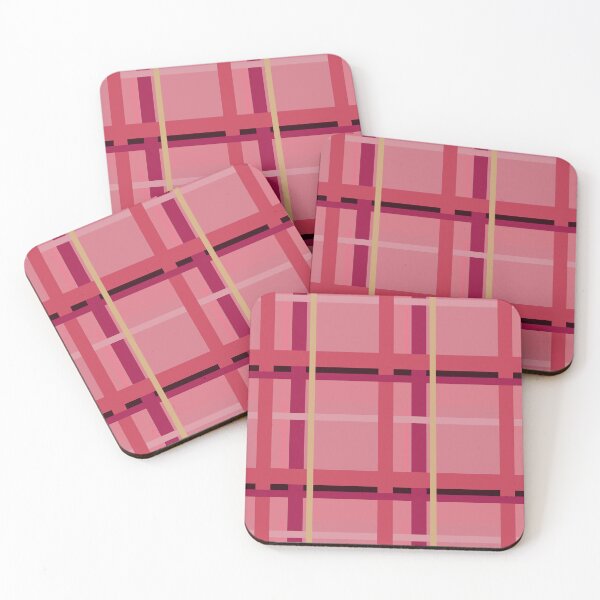 Item preview, Geometric BERRY Plaid designed and sold by Ldydesign.